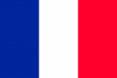 The flag of france.