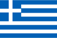 The flag of greece.