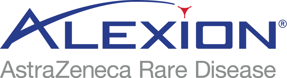 Logo that reads Alexion AstraZeneca Rare Disease