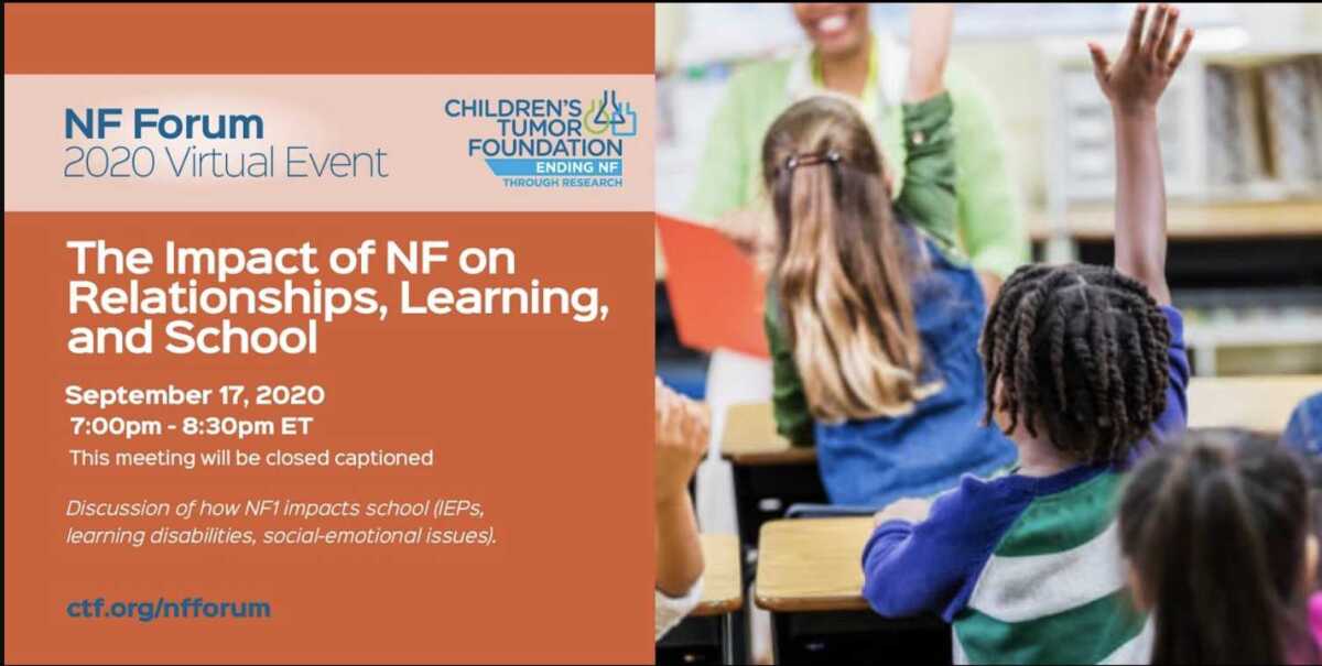 The impact of nf on relationships, learning and school.