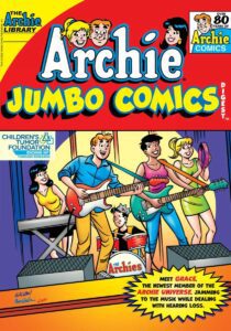 The cover of archie jumbo comics.