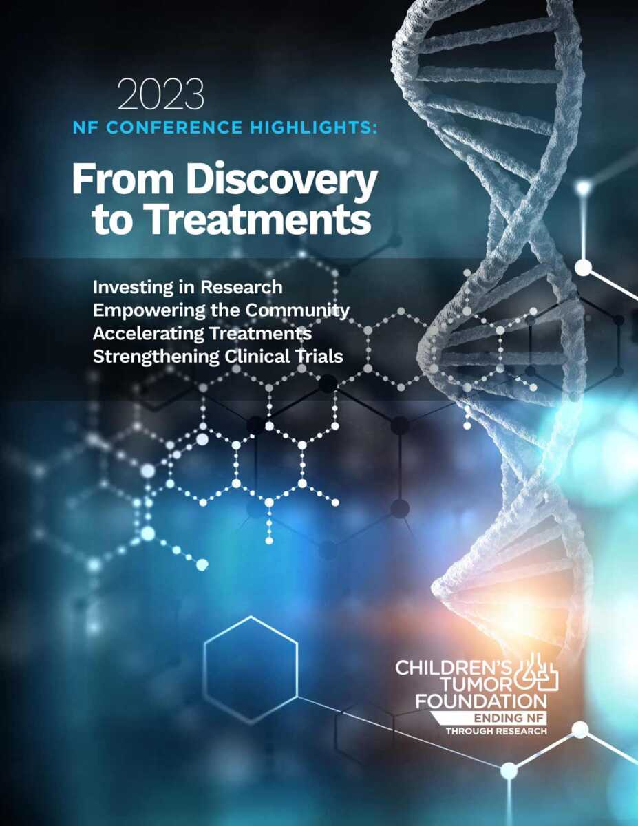 The cover of the 2020 conference highlights from discovery to treatments.