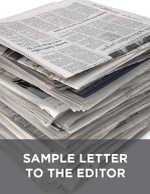 sample letter to the editor
