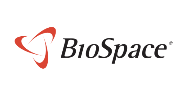 Biospace logo on a white background.