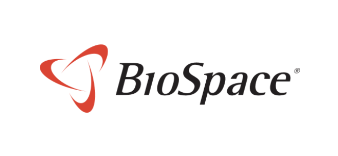 Biospace logo on a white background.